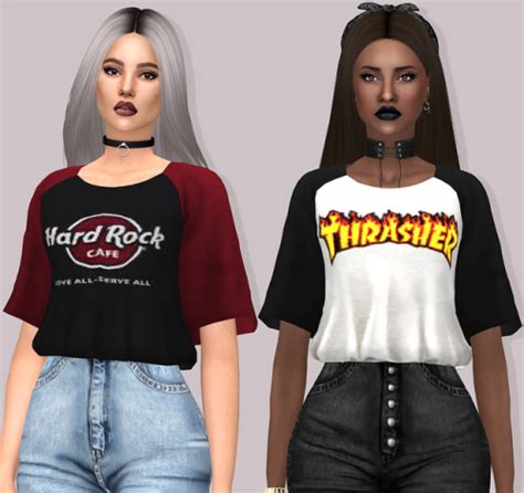 Sims 3 Sims 4 Mods The Sims 4 Pc Vêtement Harris Tweed Nu Punk