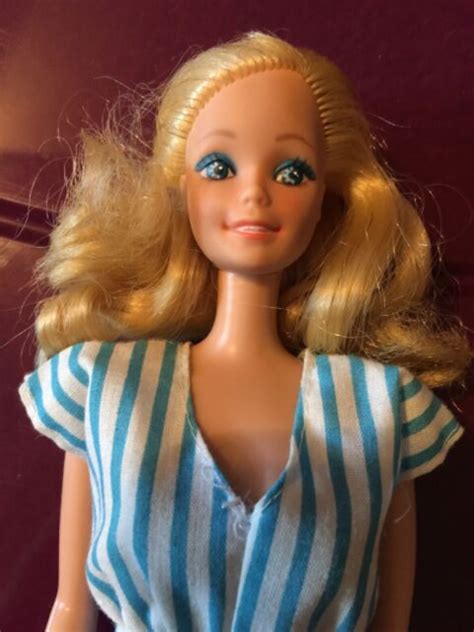 1966 Twist N Turn Barbie Doll Vintage Blond Hair Blue Eyes Great Condition Ebay