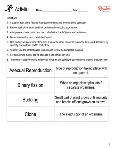 Asexual Reproduction Free Pdf Download Learn Bright