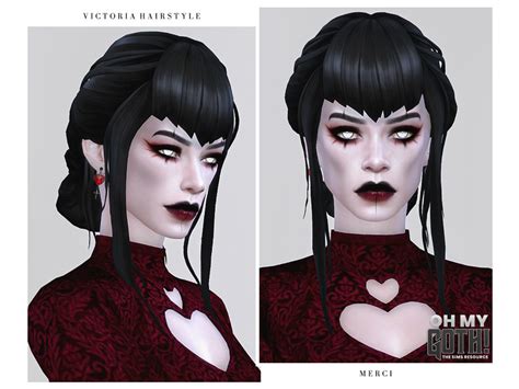 The Sims Resource Trad Goth Makeup Facepaint