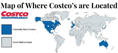 Map Of Costco Locations In Us World Map