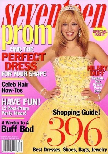 Order Prom Dress Magazine Online The Duff Hilary Duff Seventeen