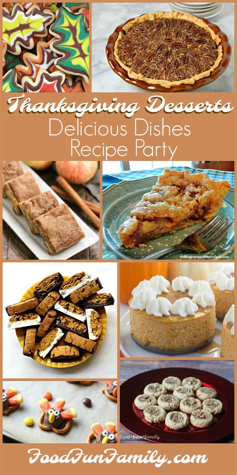 8 thanksgiving desserts kids love. Thanksgiving Dessert Recipes - Delicious Dishes Recipe Party #93
