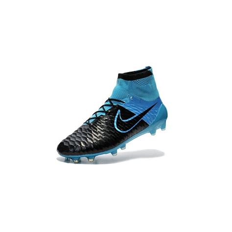 Nike Magista Obra Fg Soccer Cleats Low Price Leather Blue Black