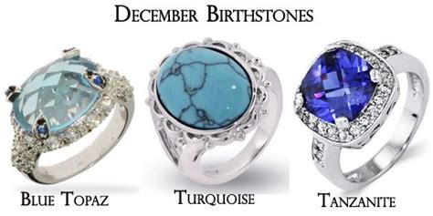 Decembers Birthstones Blue Topaz Turquoise And Tanzanite December