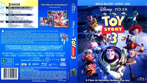 Coleção Blu Ray 3d Dvd Toy Story 12 And 3 8 Discos Dublado R 25980