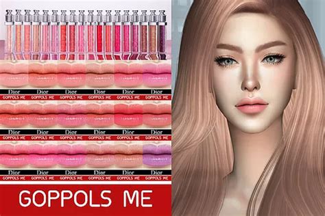 Gpme Female Lipstick By Goppolsme Lip Color Makeup The Sims 4 P1 Sims4 Clove Share Asia