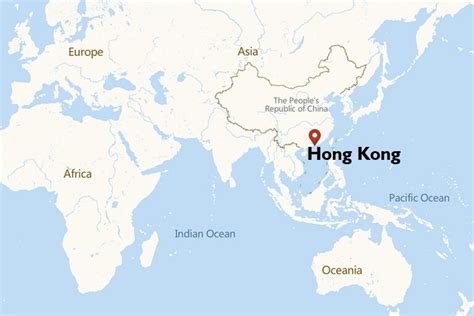 Hong Kong Asia Map Where Is Hong Kong Located In Asia