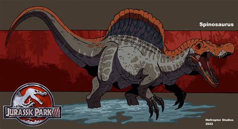 Jurassic Park 3 Spinosaurus New Art By Hyrvinson On Deviantart