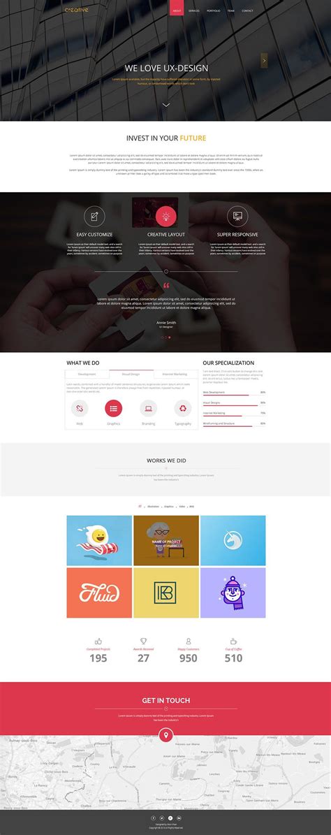 Free Corporate And Business Web Templates PSD Web Design Design Trends Modern Website Free