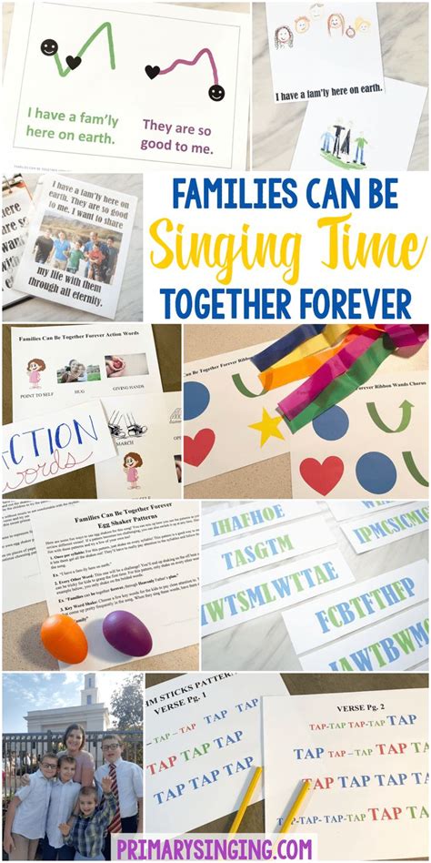 12 Families Can Be Together Forever Singing Time Ideas In 2022