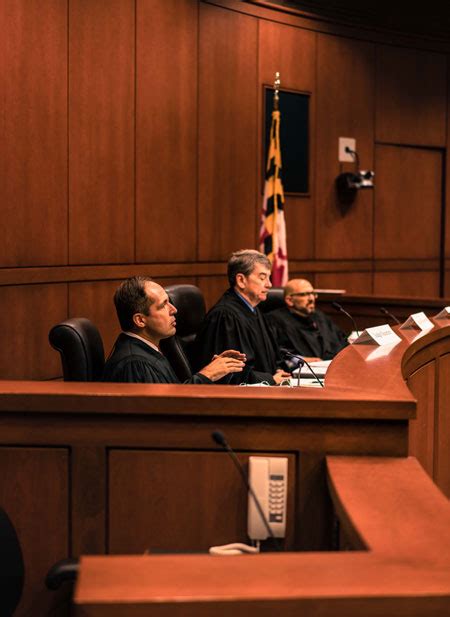 Maryland Court Of Special Appeals Holds Oral Arguments At The University Of Maryland Francis