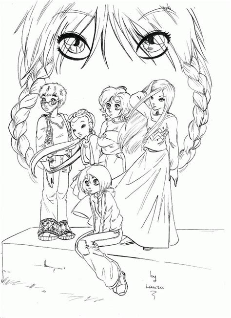 Black cat, spider web, insects and poisons. Coloring Page - Witch coloring pages 13
