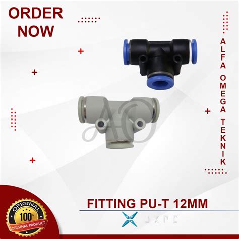 Jual Tee Fitting Pneumatic X X Nepel Selang Pneumatik Put Indonesia Shopee Indonesia