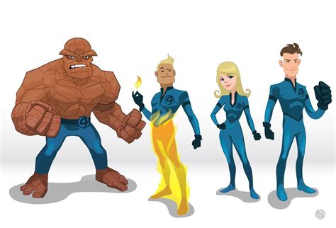 Fantastic Four by GaboMelo | Fantastic four, Comic heroes, Mister fantastic