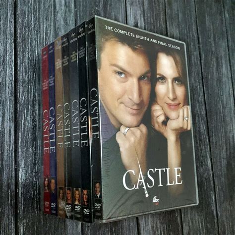 Castle Complete Series Season 1 8 Dvd Box Set Etsy