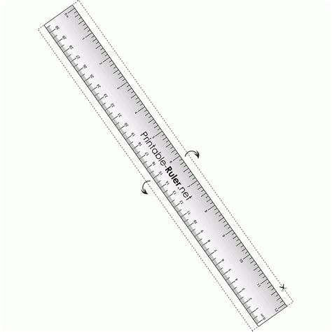 Printable Ruler 85 X 11 Printable Ruler Actual Size