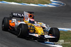 Romain Grosjean Test Driver Renault F1 Team At Jerez July Testing