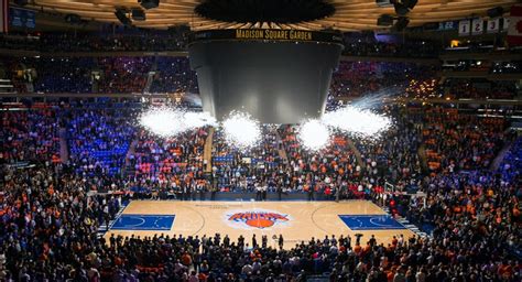 New York Knicks At Madison Square Garden New York By Rail