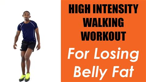 20 Minute High Intensity Walking Workout For Losing Belly Fat At Home