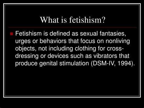 fetishism telegraph