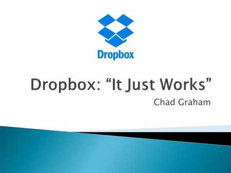 Ppt Dropbox “it Just Works” Powerpoint Presentation Free Download