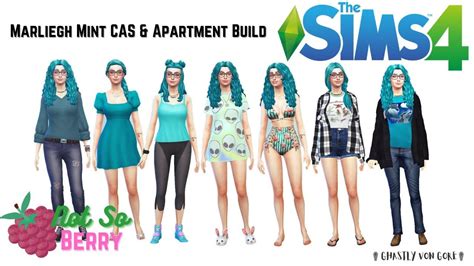 Sims 4 Challenges Berry Phone Case Mint Apartment 3d Quick