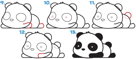 How To Draw A Cute Baby Panda Step By Step
