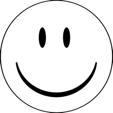 Happy Face Coloring Clipart Best