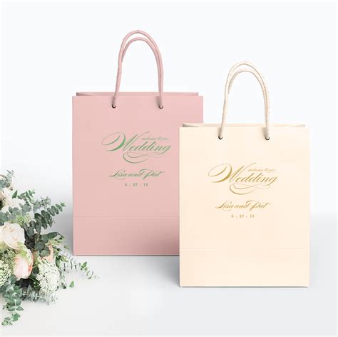 Welcome To Our Wedding Bags Personalized T Bag Audrey Collectio