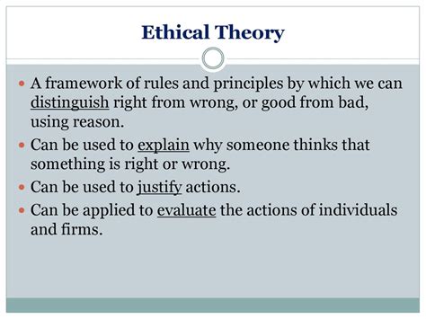 Ethical Theories And Business Ethics презентация онлайн