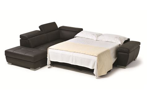 Divano letto trasformabile, completo di materasso h.16cm. Divano letto in pelle completo di materasso - Divani a ...