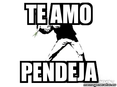 Meme Personalizado Te Amo Pendeja 2611739