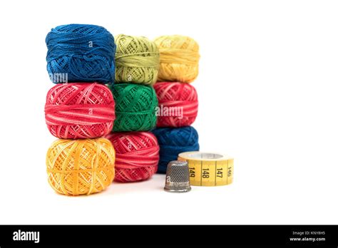 Colorful Sewing Threads As Background Or Wallpaper Stock Photo Alamy