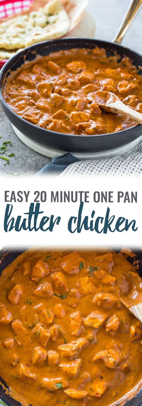 The sweetness along with the pleasant tang from the yogurt marinated chicken balances out the rich creaminess from the butter and cream. Easy 20 Minute Butter Chicken | Gimme Delicious