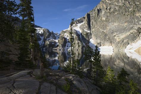 Goat Lake Stock Image Image Of Reflection Mountains 74106745