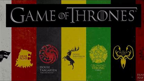 Game Of Thrones All House Sigils Explained Youtube