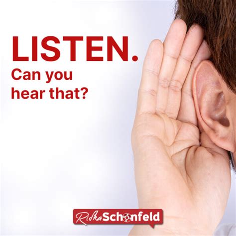 Listen Can You Hear That Rifka Schonfeld