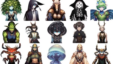 Demi Human Characters Pack3 100 Images Gamedev Market