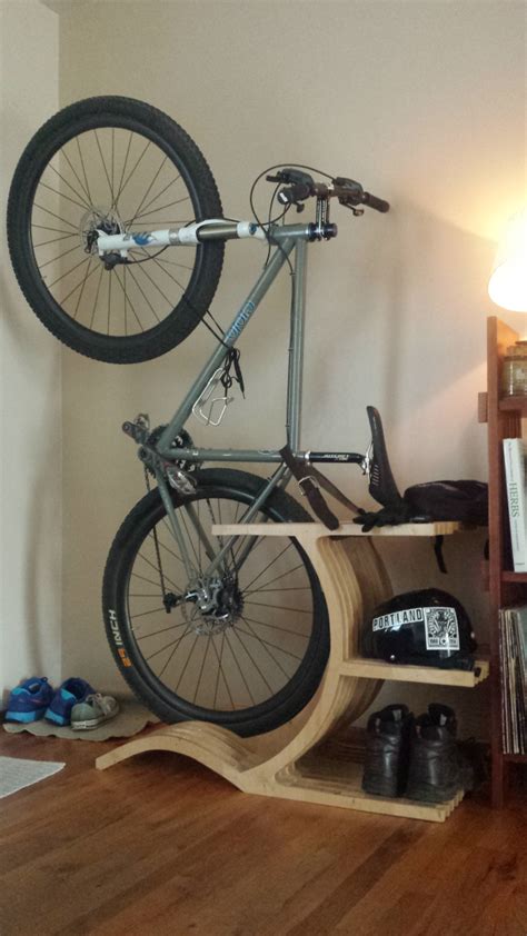 Small Space Challenge Storing Bicycles Indoors Bike Storage Rack