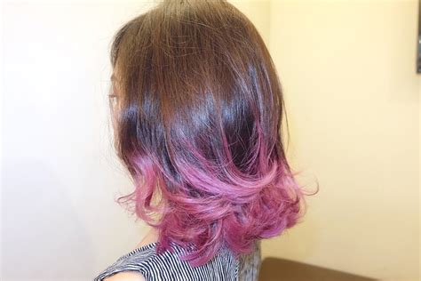 How I Got Purple Ombre For My Short Hair Kikaysikat