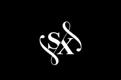 Sx Monogram Logo Design V6 Graphic By Greenlines Studios · Creative Fabrica
