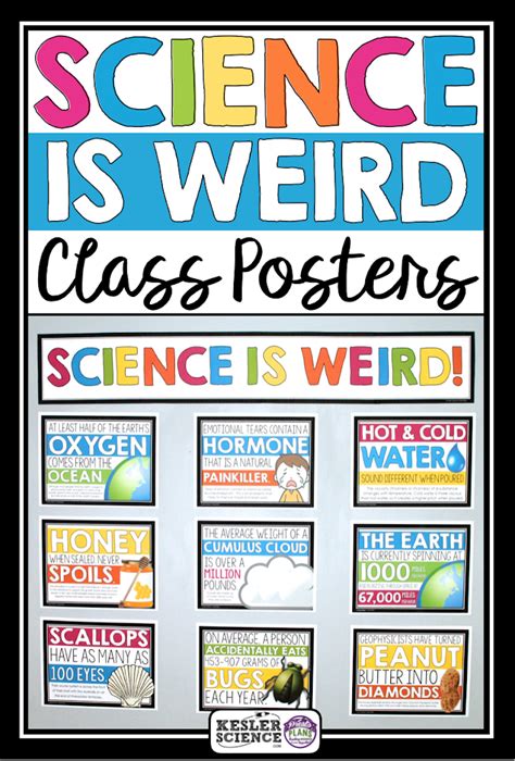 Science Is Weird Bulletin Board Classroom Posters Science Classroom