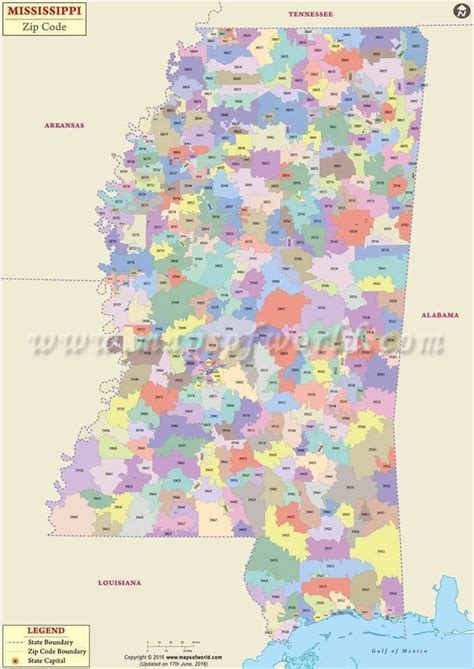 Mississippi Zip Code Map Mississippi Postal Code Maps Maker Zip