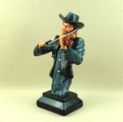 Violin Player Handmade Sculpture Geiger Statue Violin Best