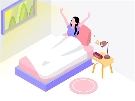 Smart Bedroom Isometric Illustration By Angelbi88 On Dribbble