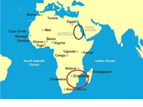 Where Is Zimbabwe Located Zimbabwe Surrounding Countries Zambia