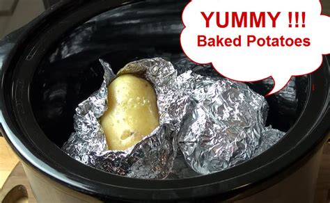 Both methods do all the work for you during serve these fluffy baked potatoes with all the fun toppings! Crock-Pot Baked Potatoes - Delicious Slow Cooker Side Dish