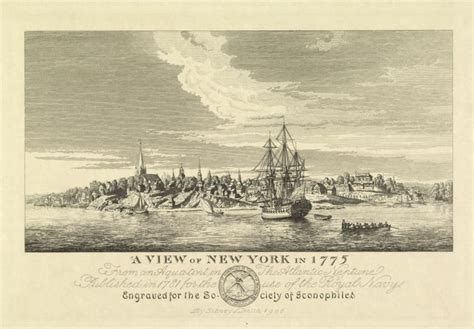 A View Of New York In 1775 Nypl Digital Collections