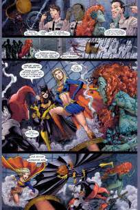 Supergirl And Batgirl Vs Harley Quinn And Poison Ivy